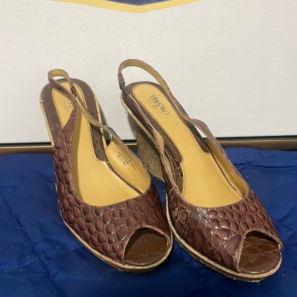Brown heels